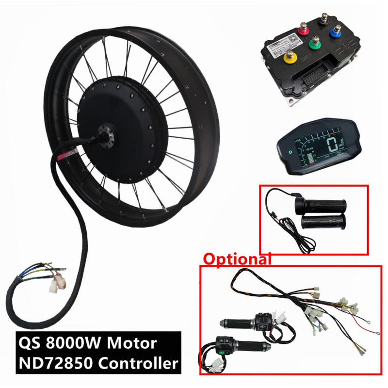 Комплект для электровелосипеда – обзор и цена Qs273 Hub Motor 8000W 72V