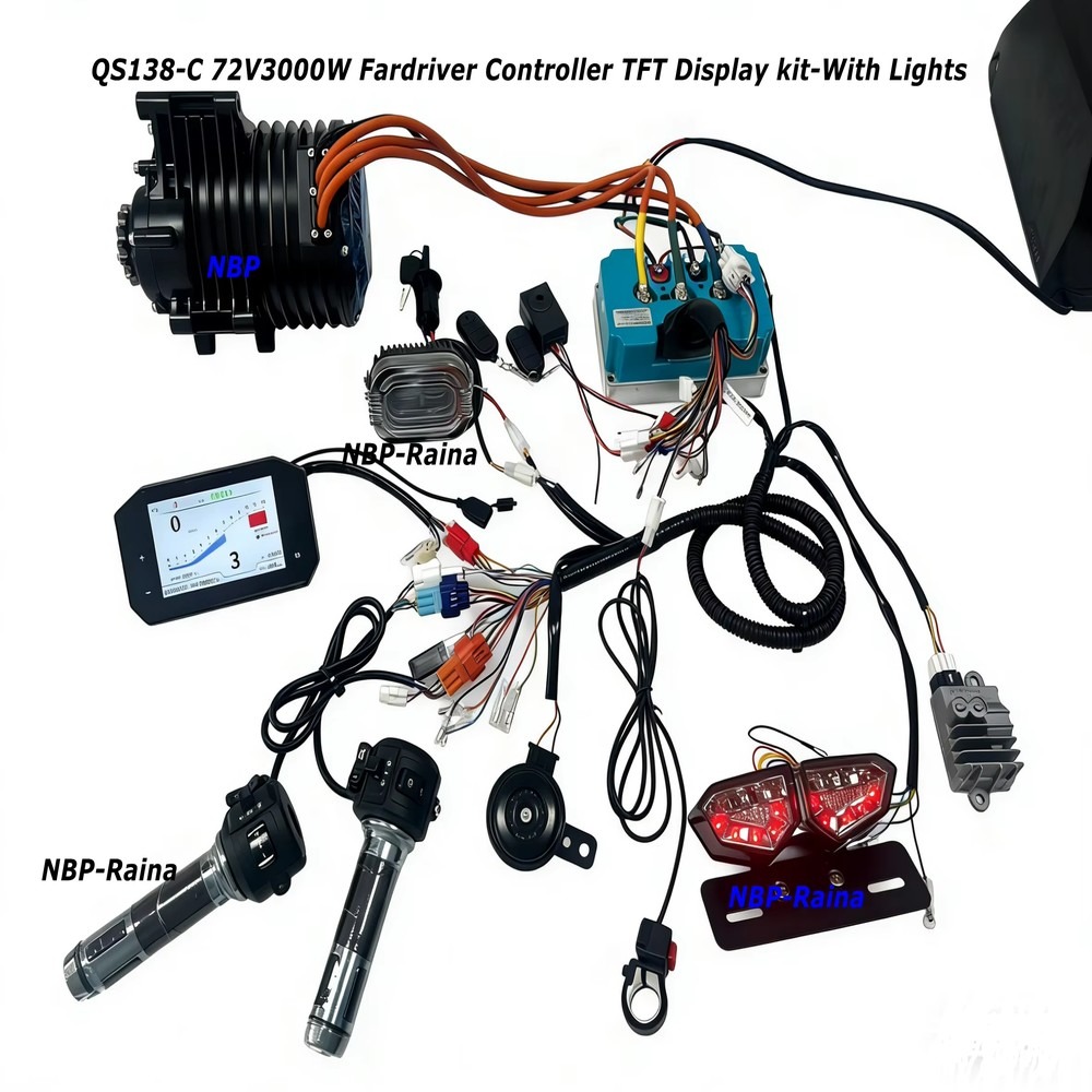 Комплект для переоборудования  – обзор и цена Mid Drive Motor Kit 72V 3000W