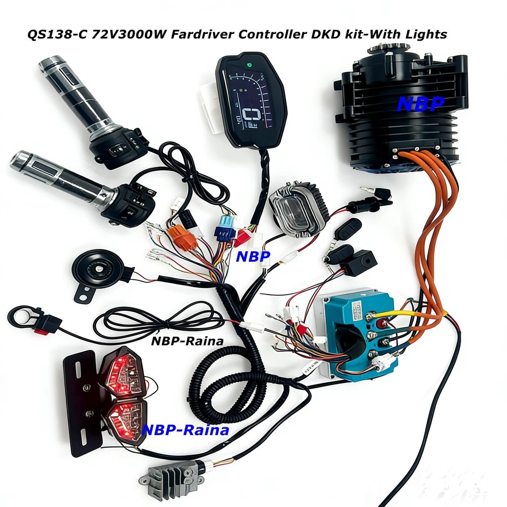 Комплект для переоборудования  – обзор и цена Mid Drive Motor Kit 72V 3000W