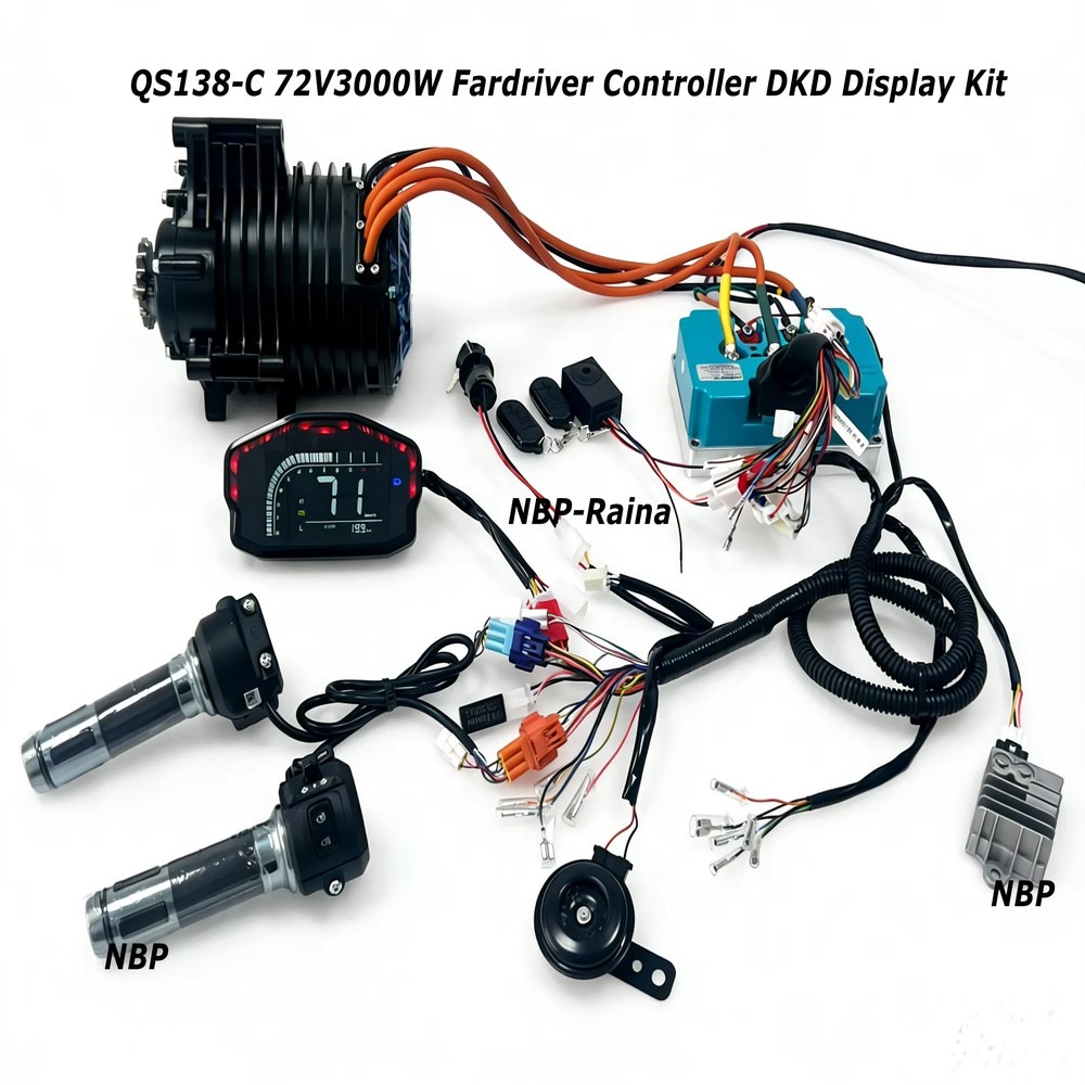 Комплект для переоборудования  – обзор и цена Mid Drive Motor Kit 72V 3000W