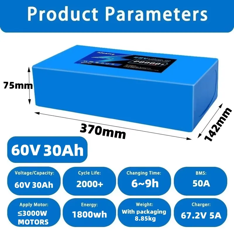   Литиевая батарея 60В 20Ач 30 – обзор и цена 60V 30Ah Electric Scooter Battery